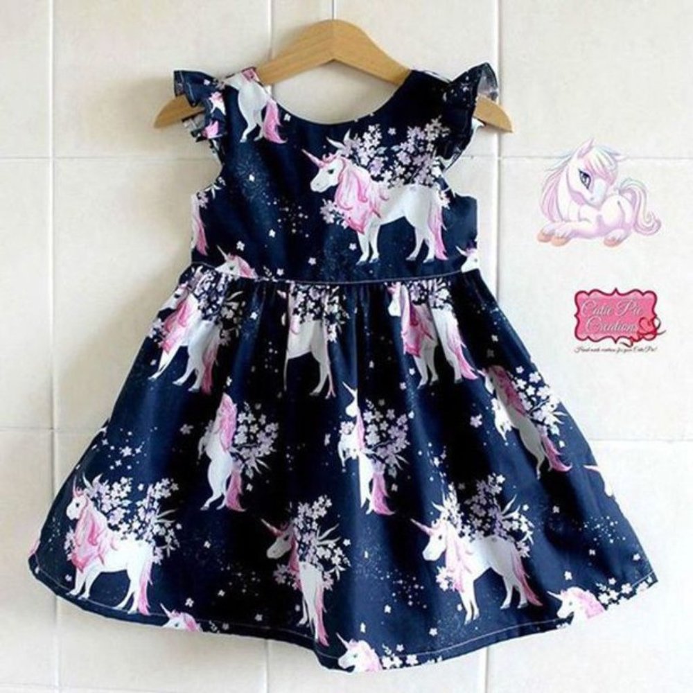 🛒3/$20 Canis Unicorn Dress 80 12M